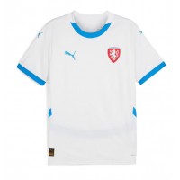 Camisa de Futebol República Checa Equipamento Secundário Europeu 2024 Manga Curta